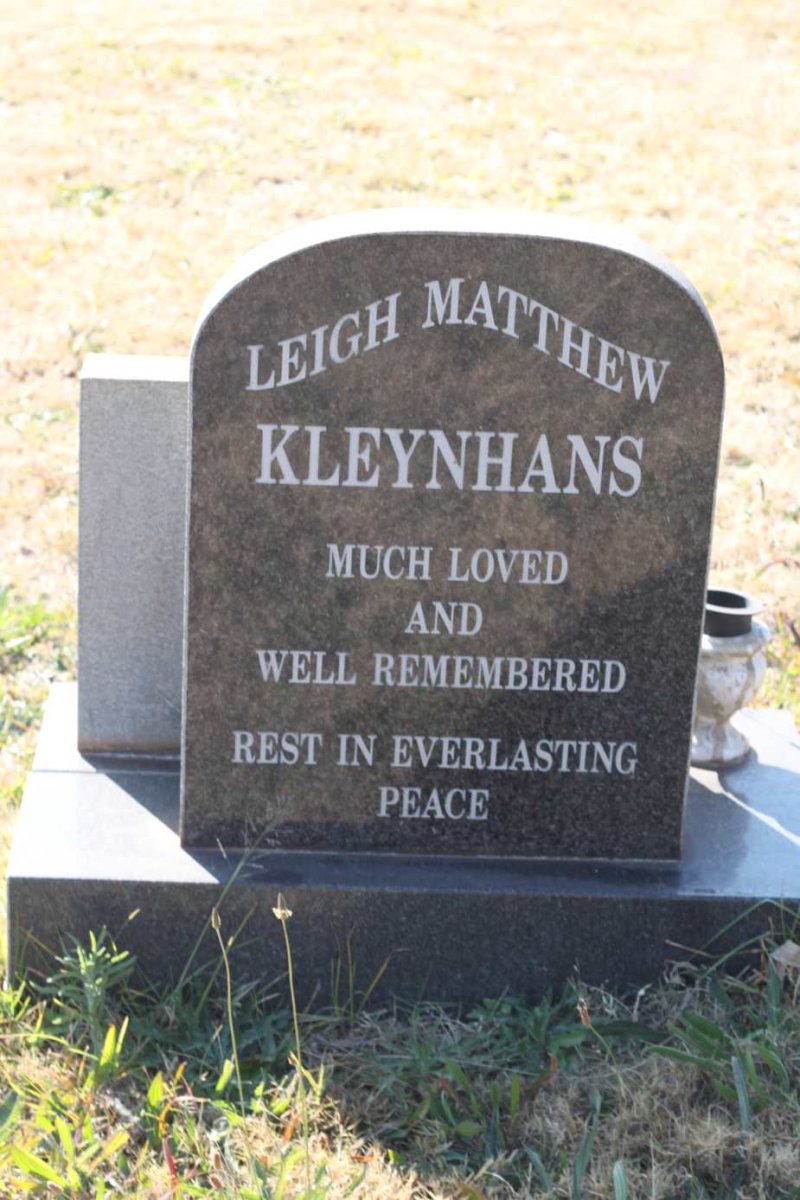 KLEYNHANS Leigh Matthew