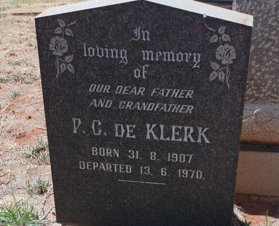 KLERK P.G., de 1907-1970