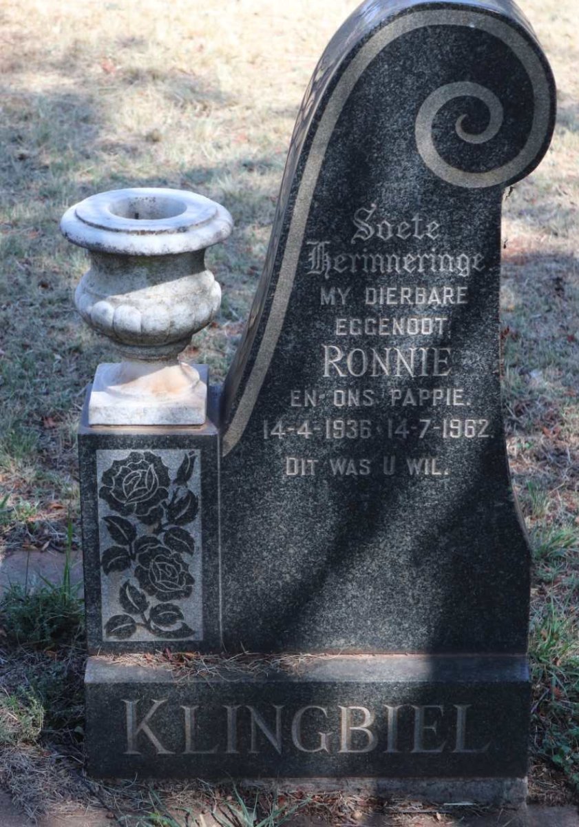 KLINGBIEL Ronnie 1936-1962