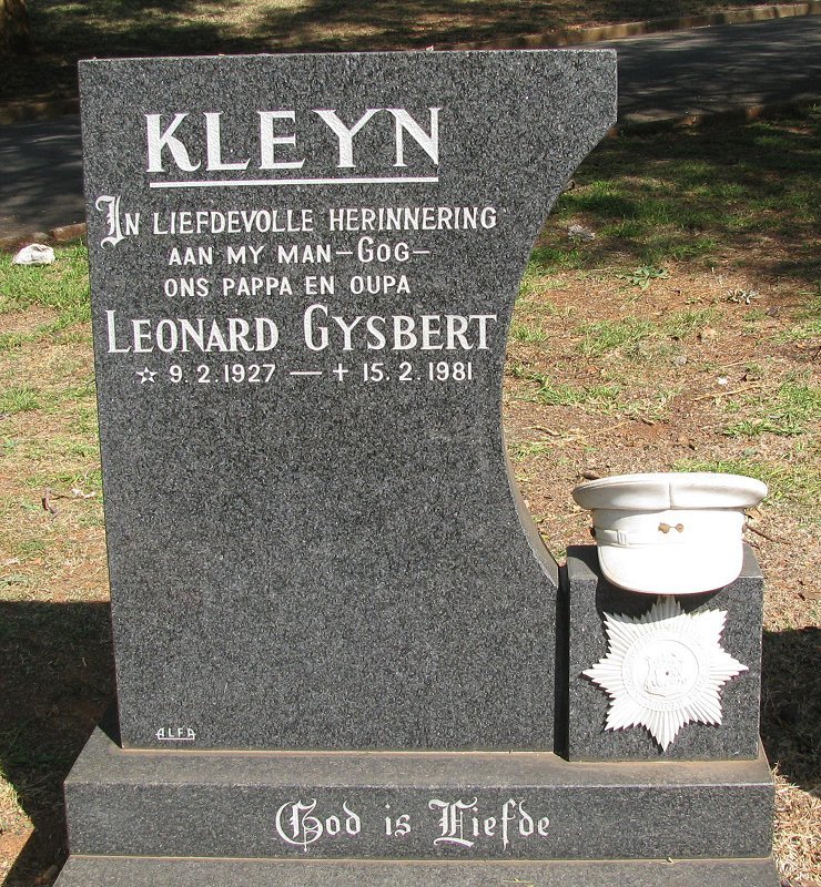 KLEYN Leonard Gysbert 1927-1981