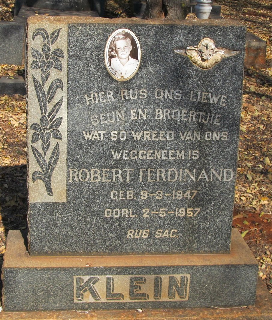 KLEIN Robert Ferdinand 1947-1957