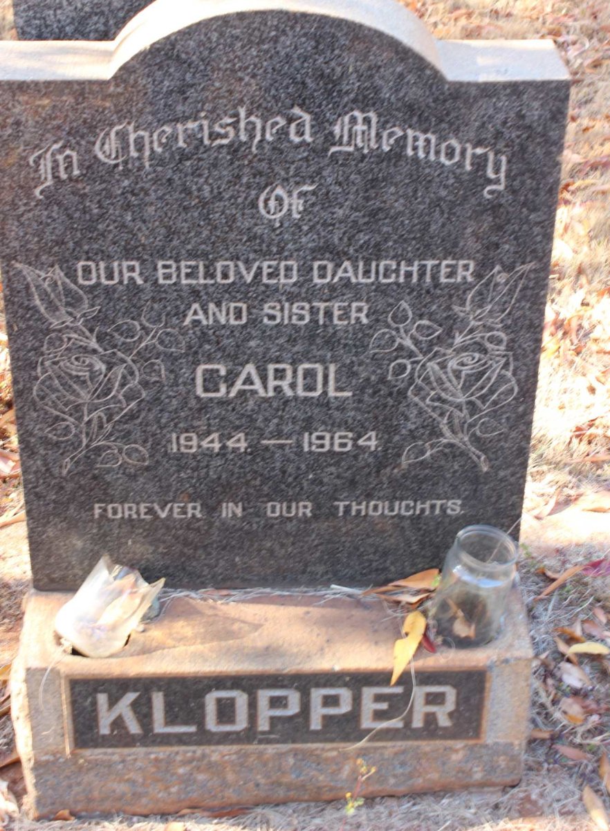 KLOPPER Carol 1944-1964