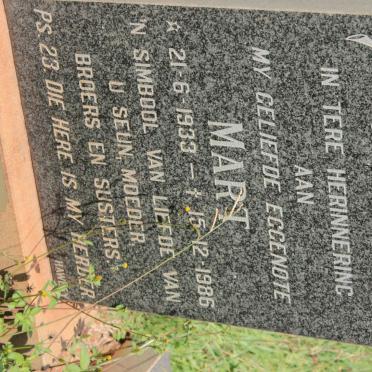 KLEIST William James, von 1931-2007 &amp; Mart 1933-1986