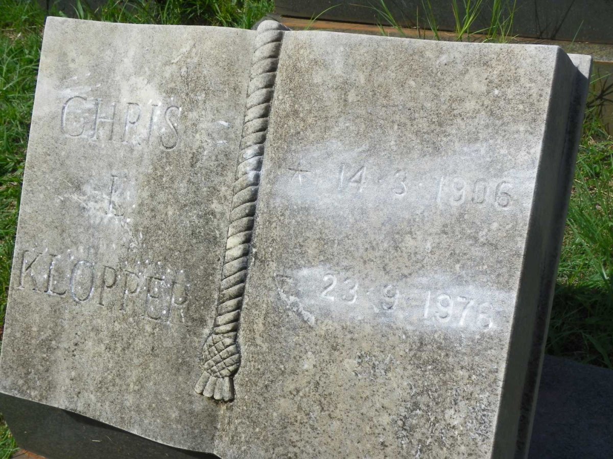 KLOPPER Chris L. 1906-1976