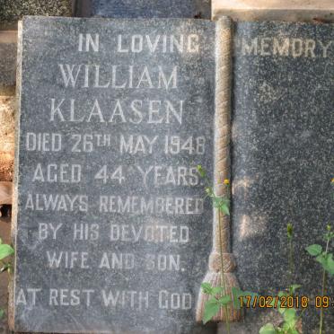 KLAASEN William -1948