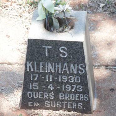 KLEINHANS T.S. 1930-1973