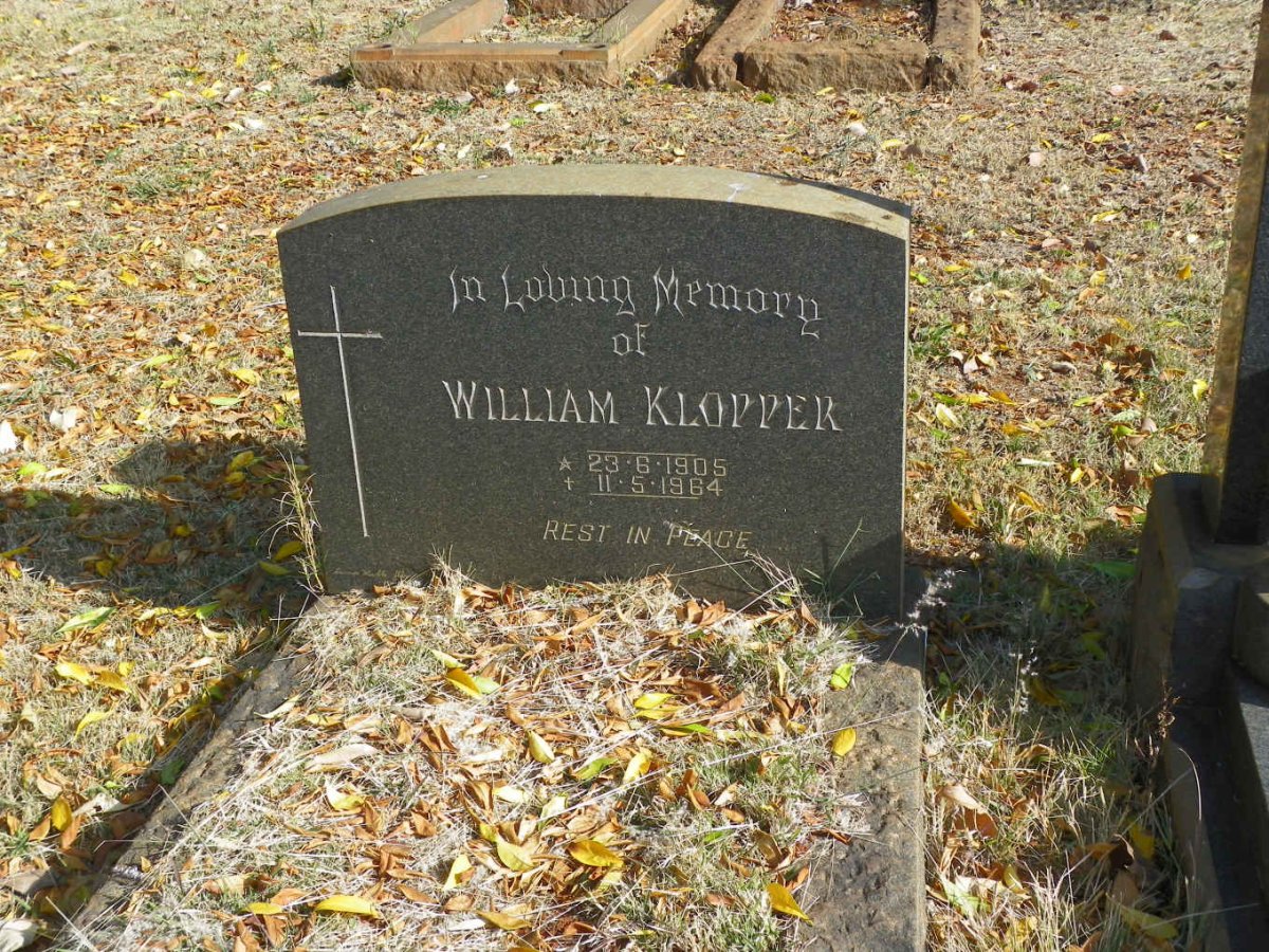 KLOPPER William 1905-1964