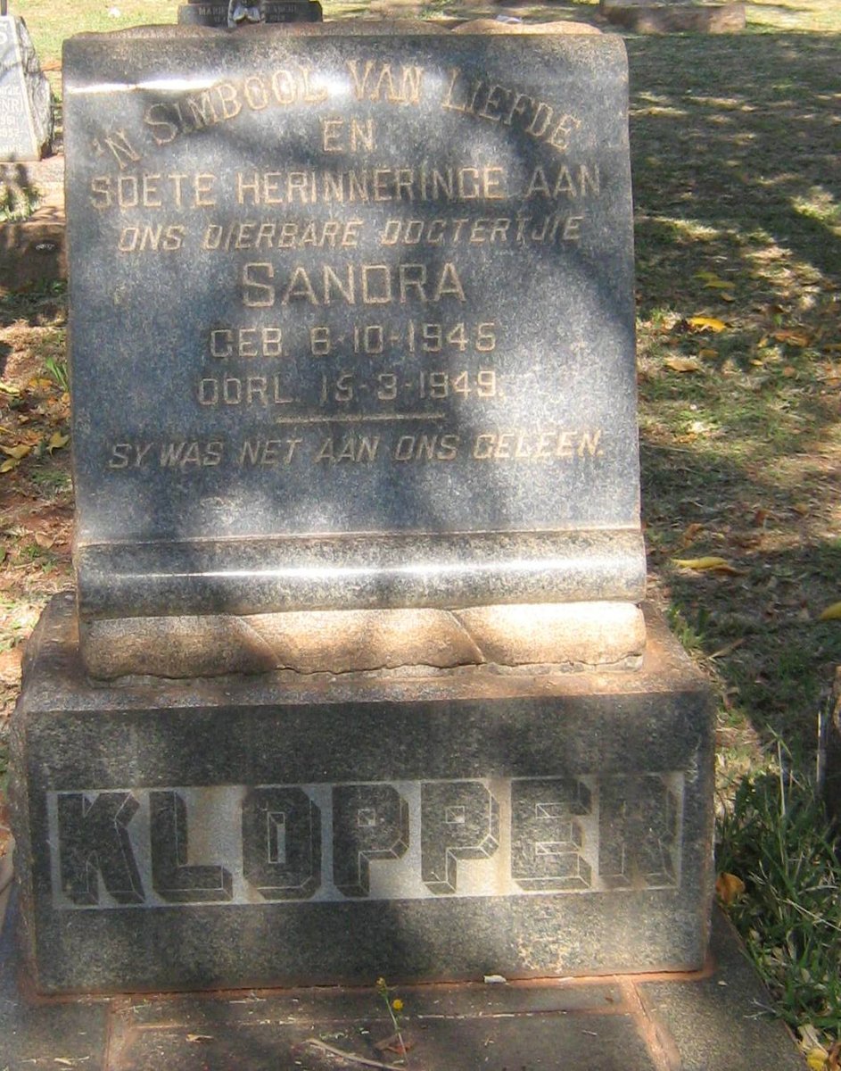 KLOPPER Sandra 194?-1949