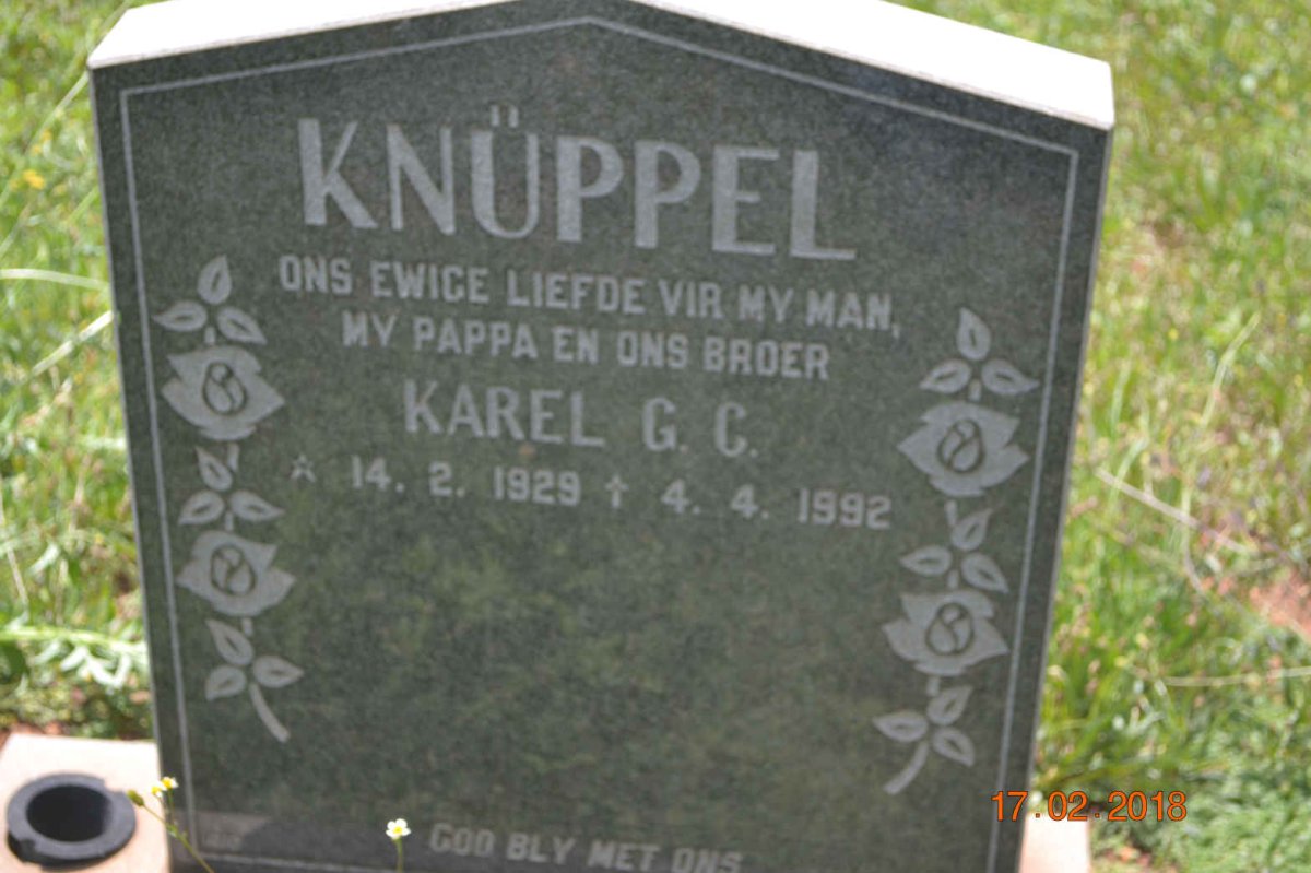 KNÜPPEL Karel G.C. 1929-1992