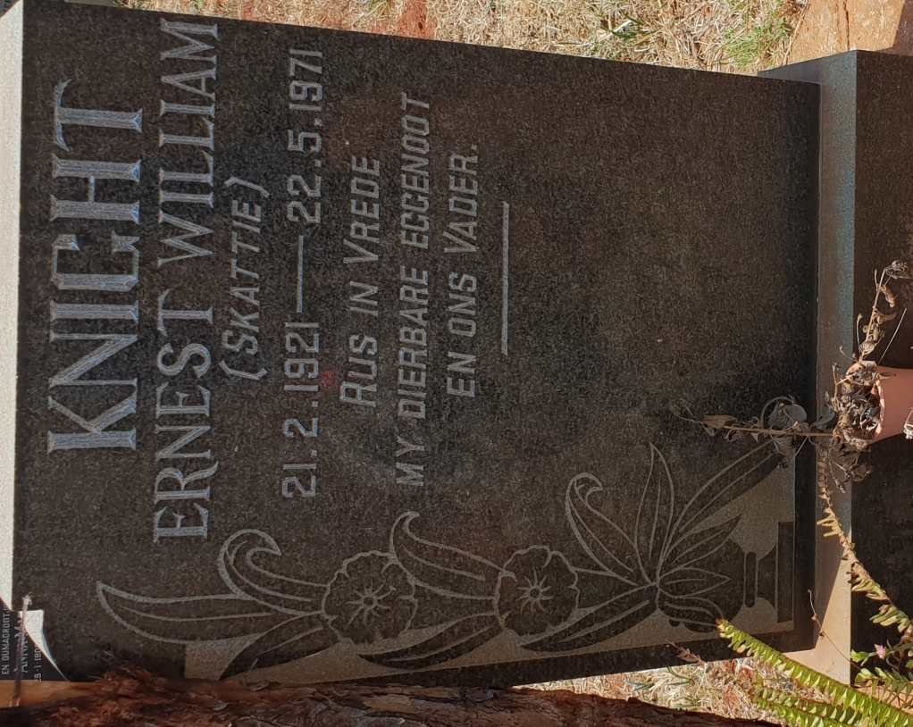 KNIGHT Ernest William 1921-1971