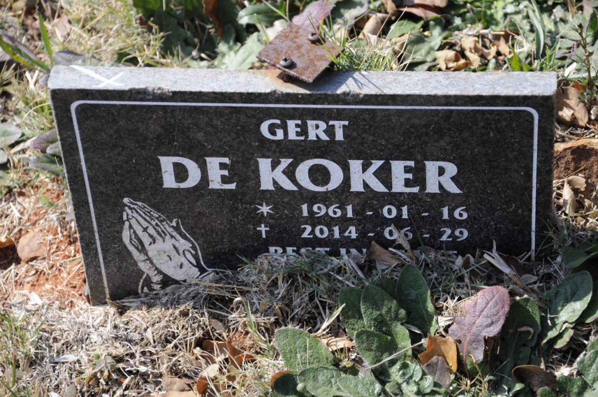 KOKER Gert, de 1961-2014