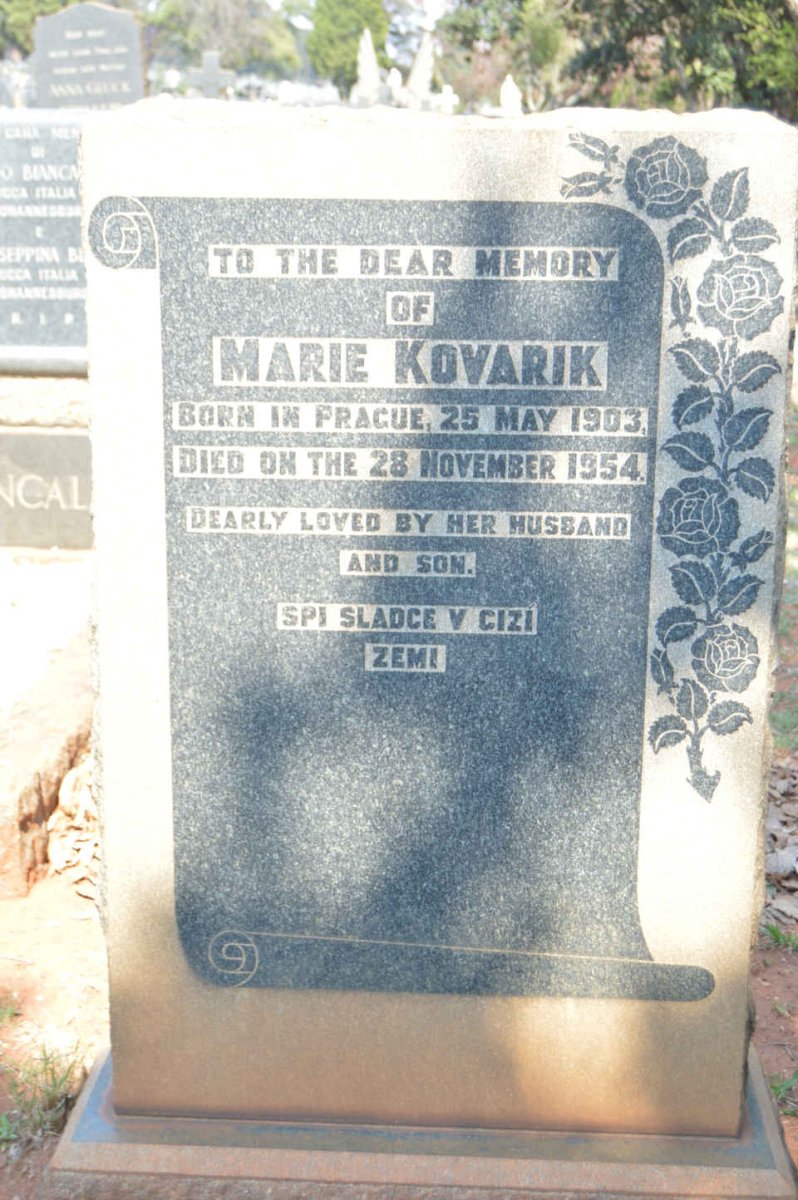 KOVARIK Marie 1903-1954