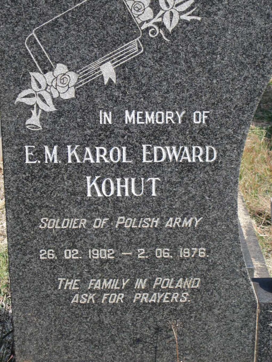 KOHUT E.M. Karol Edward 1902-1976
