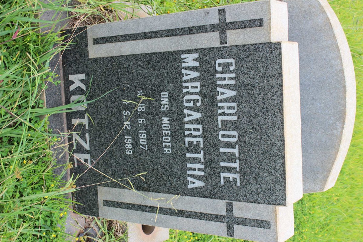 KOTZÉ Charlotte Margaretha 1907-1989