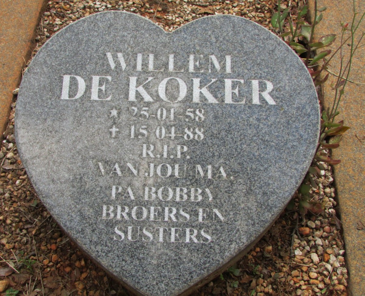 KOKER Willem, de 1958-1988