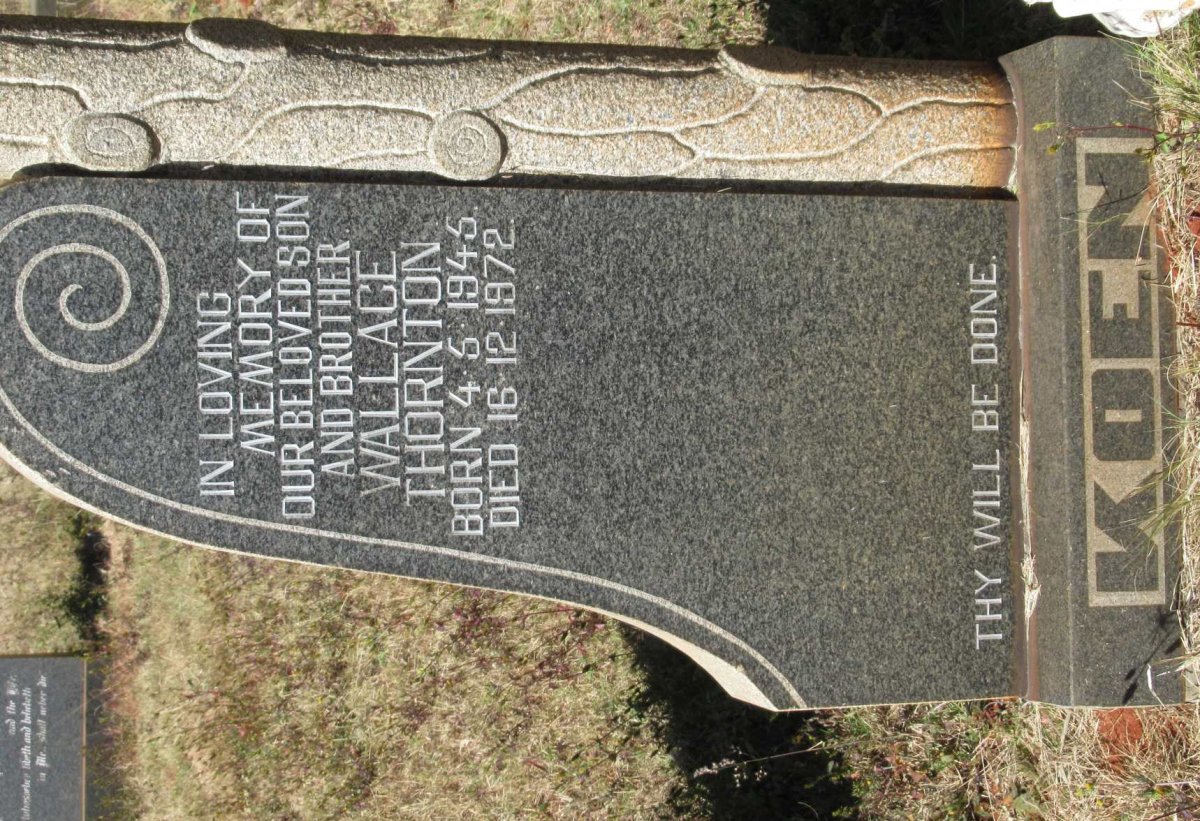 KOEN Wallace Thornton 1945-1972