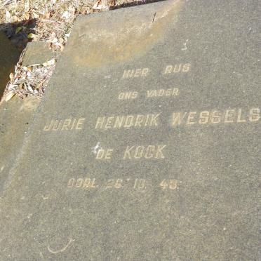 KOCK Jurie Hendrik Wessels, de -1943 &amp; Alida Maria VAN SCHOOR -1955