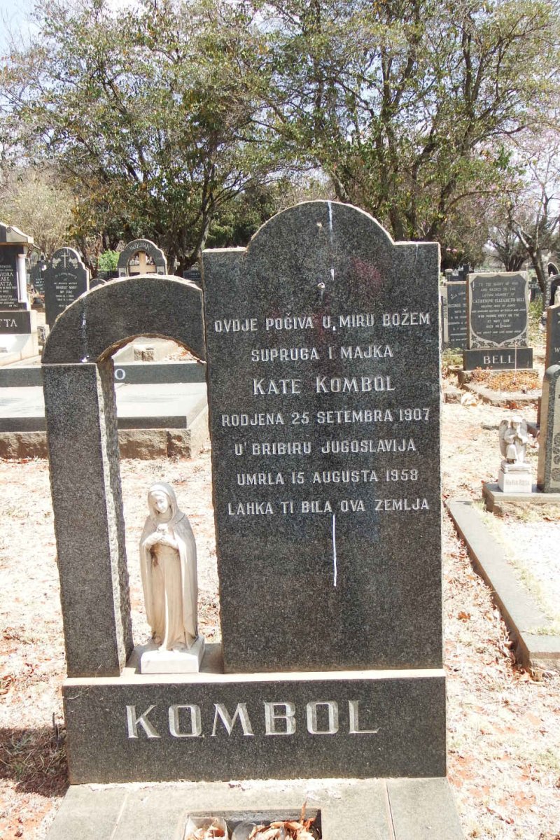 KOMBOL Kate 1907-1958