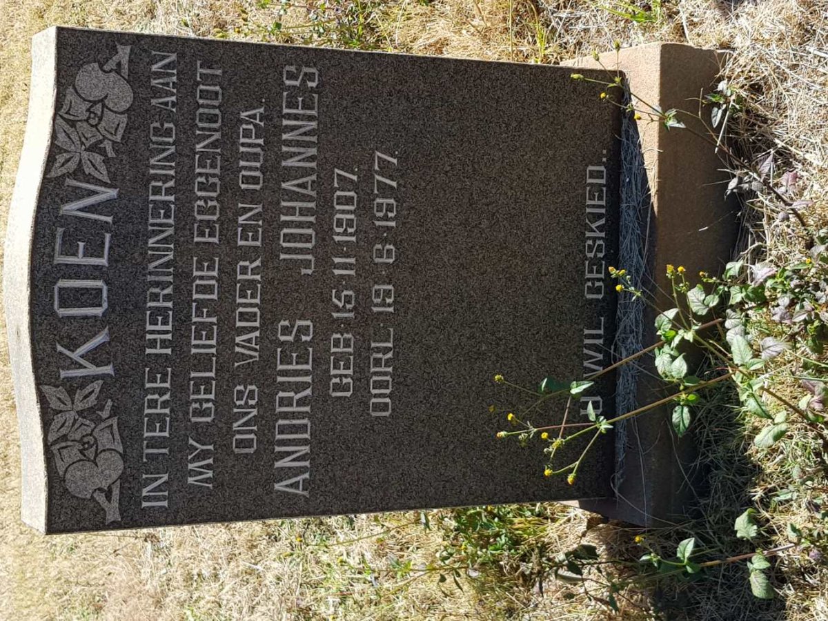KOEN Andries Johannes 1907-1977