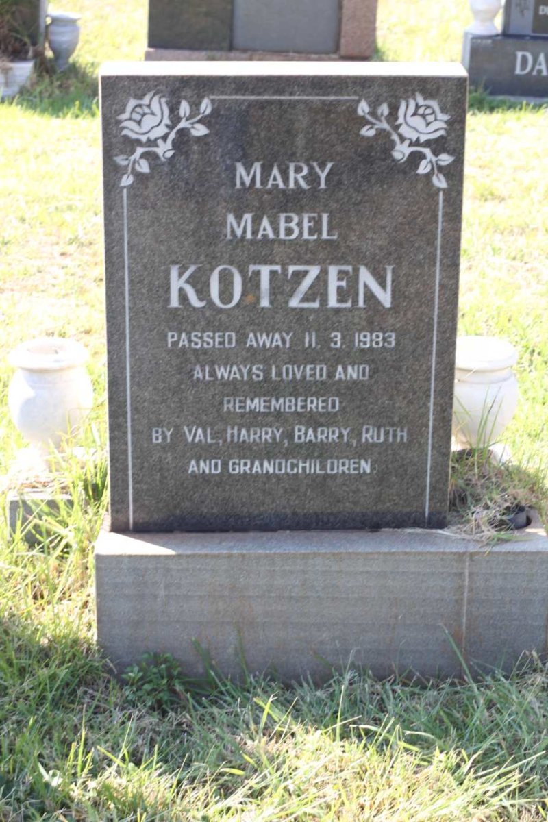 KOTZEN Mary Mabel -1983