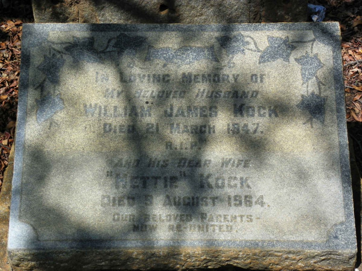 KOCK William James -1947 &amp; Hettie -1964