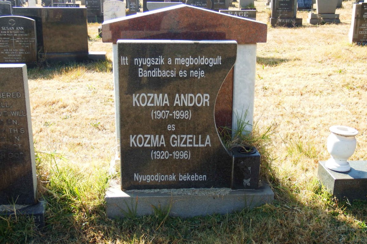 KOZMA Andor 1907-1998 &amp; Gizella 1920-1996