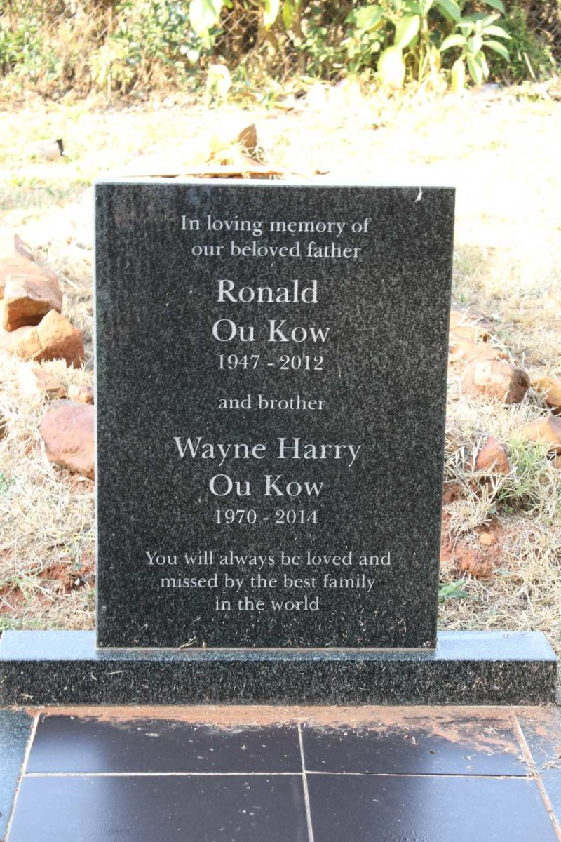 KOW Ronald Ou 1947-2012 :: KOW Wayne Harry Ou 1970-2014