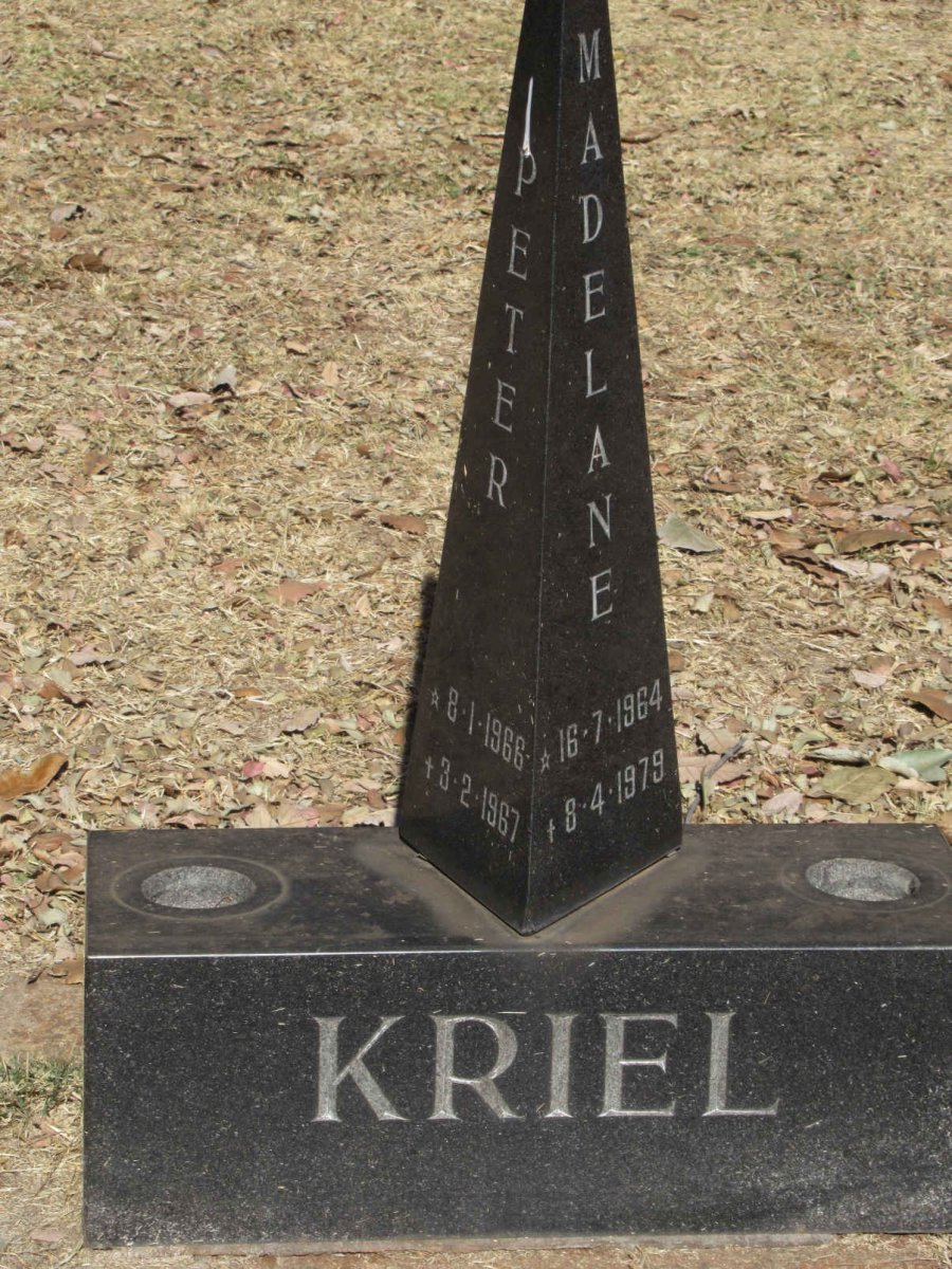 KRIEL Peter 1966-1967 :: KRIEL Madelane 1964-1979