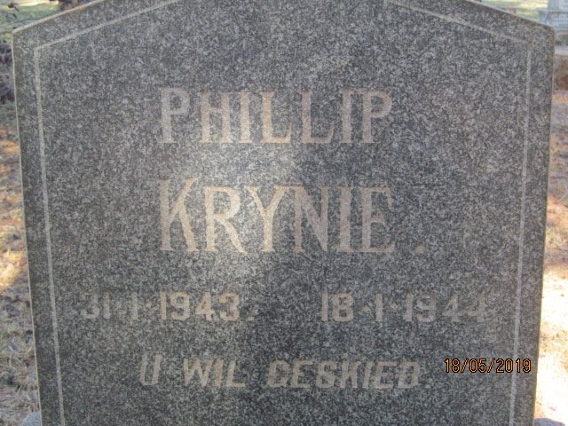 KRYNIE Phillip 1943-1944