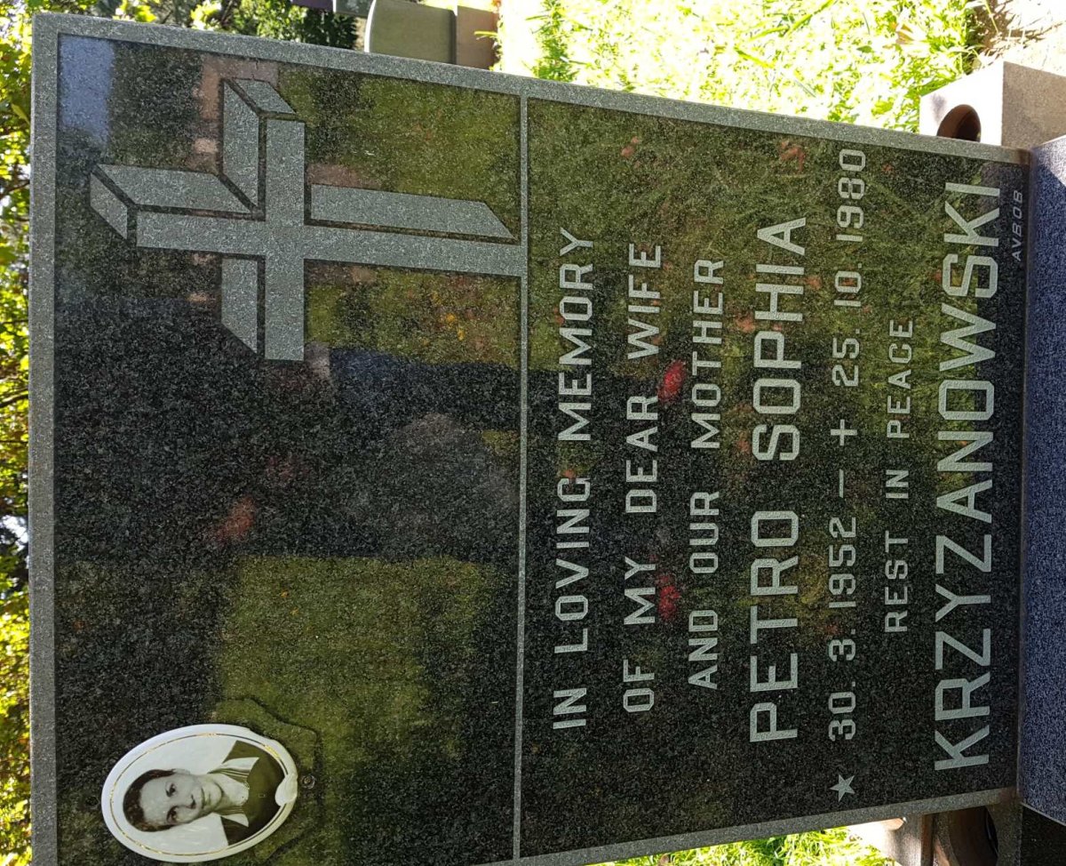KRZYZANOWSKI Petro Sophia 1952-1980