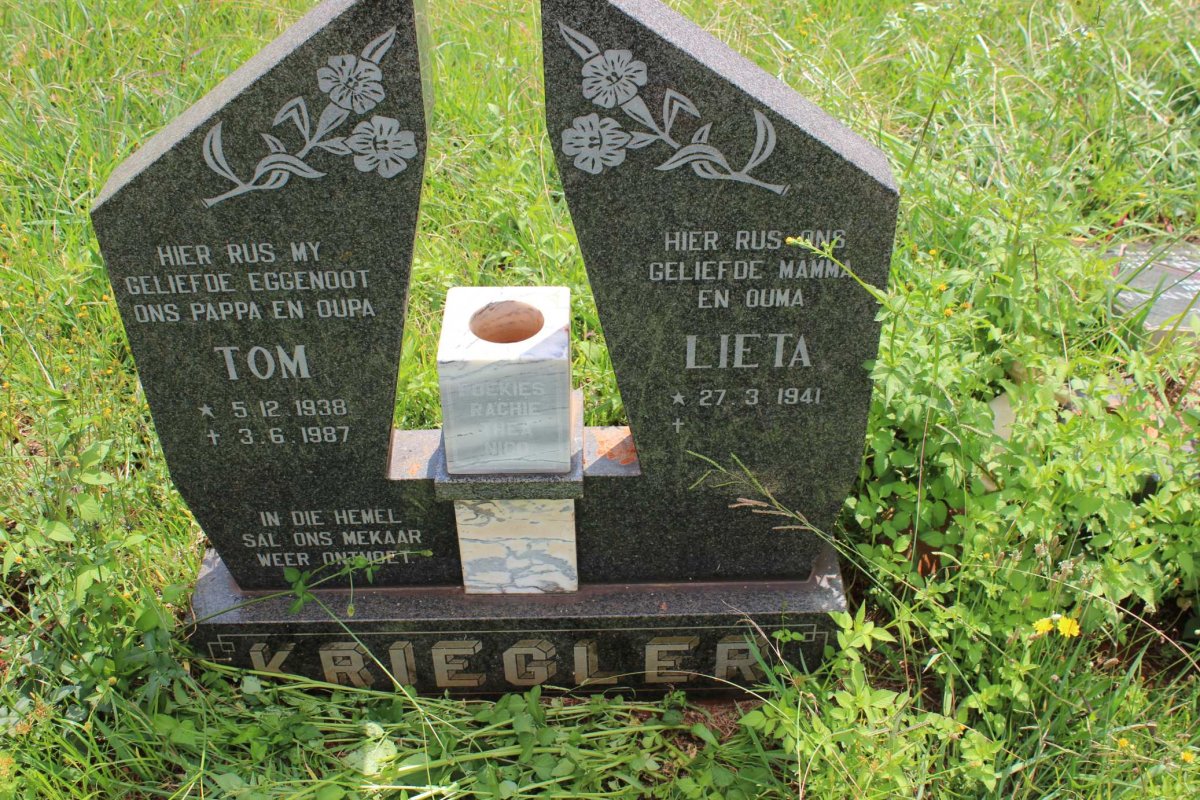KRIEGLER Tom 1938-1987 &amp; Lieta 1941-