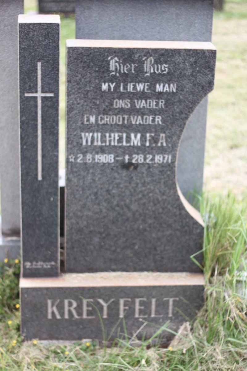 KREYFELT Wilhelm F.A. 1908-1971