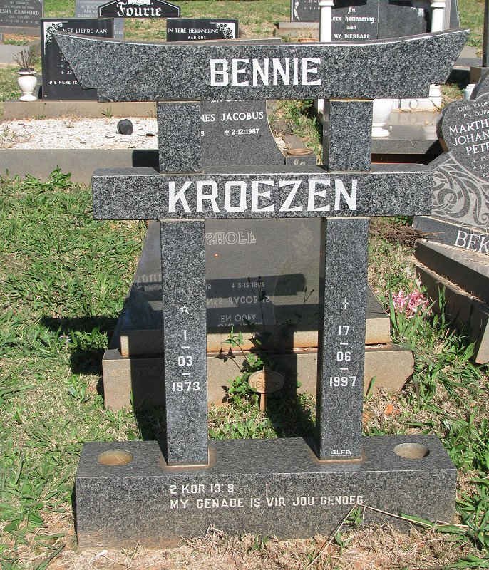 KROEZEN Bennie 1973-1997