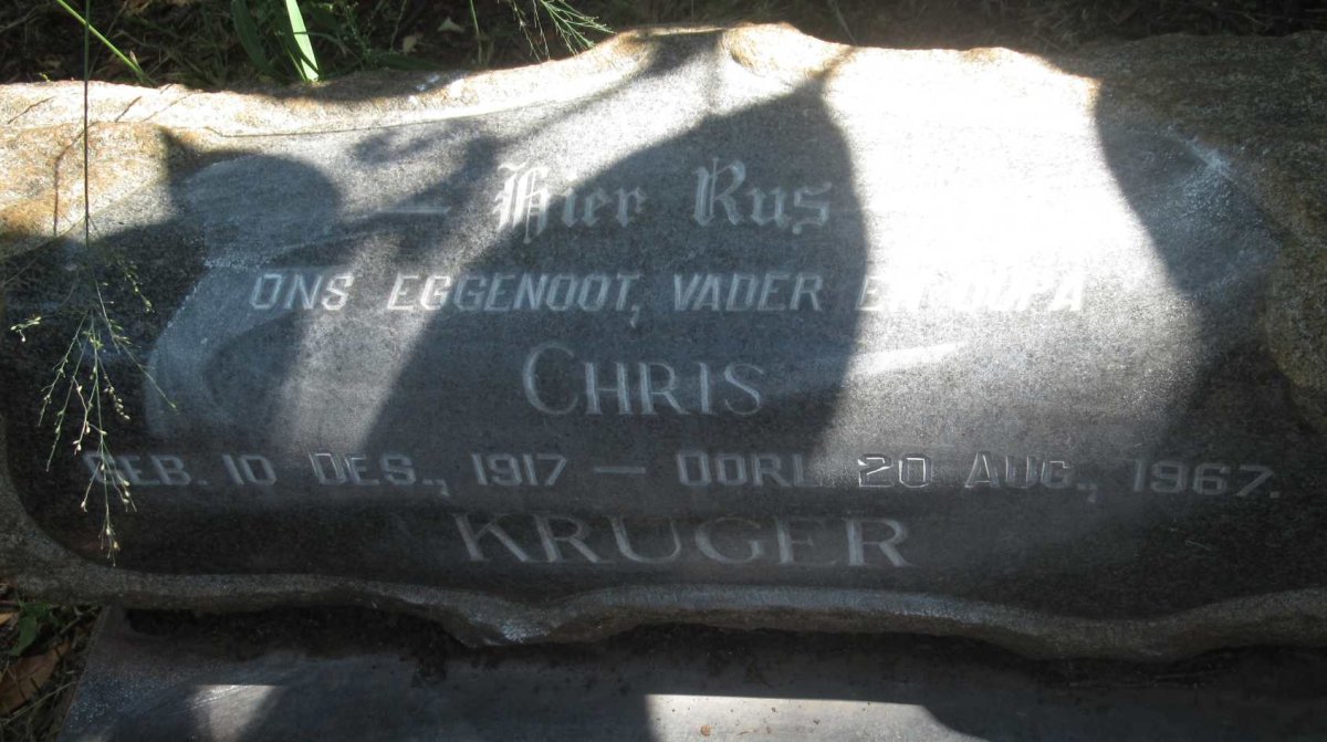 KRUGER Chris 1917-1967