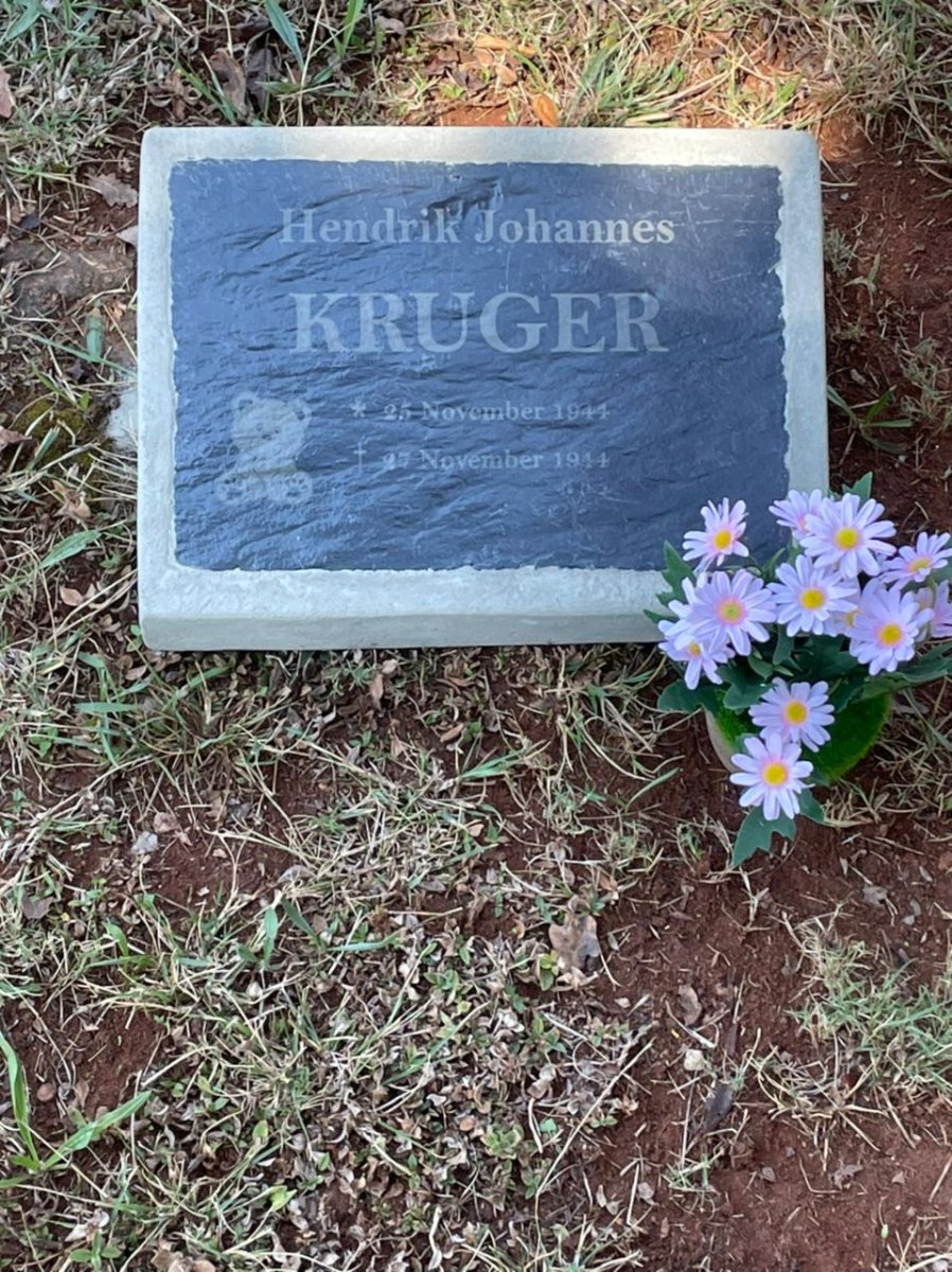KRUGER Hendrik Johannes 1944-1944