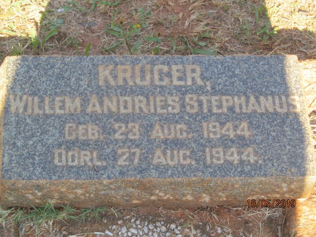 KRUGER Willem Andries Stephanus 1944-1944