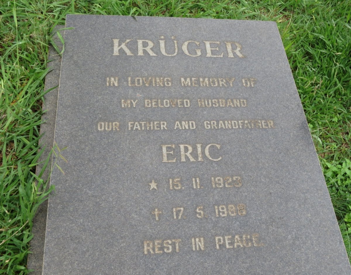 KRUGER Eric 1923-1988