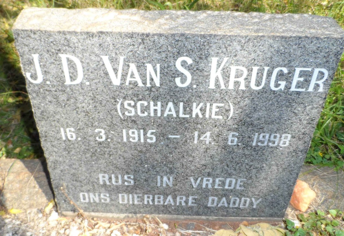 KRUGER J.D. van S. 1915-1998