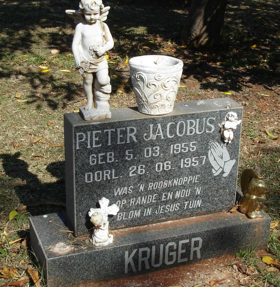 KRUGER Pieter Jacobus 1955-1957
