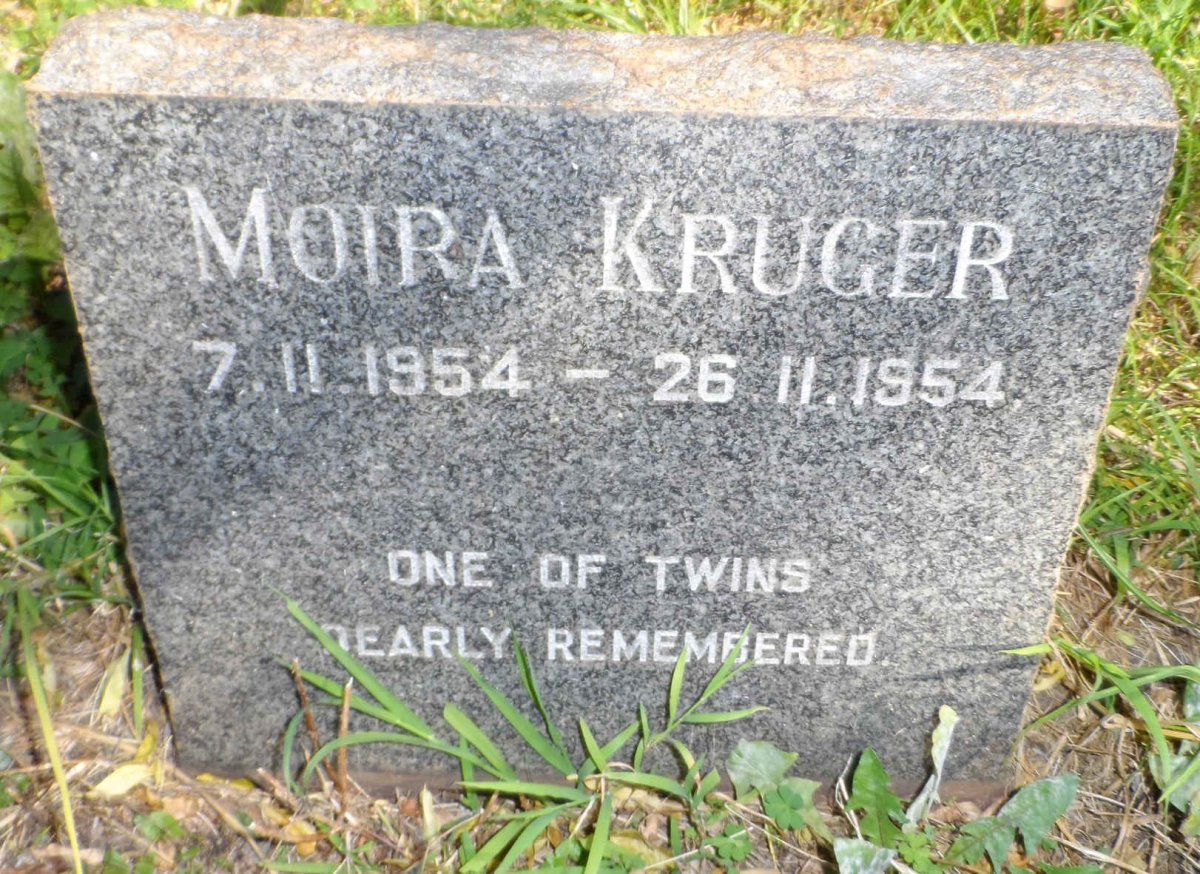 KRUGER Moira 1954-1954