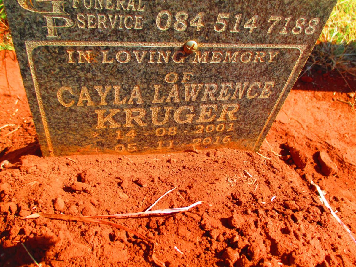 KRUGER Cayla Lawrence 2001-2016
