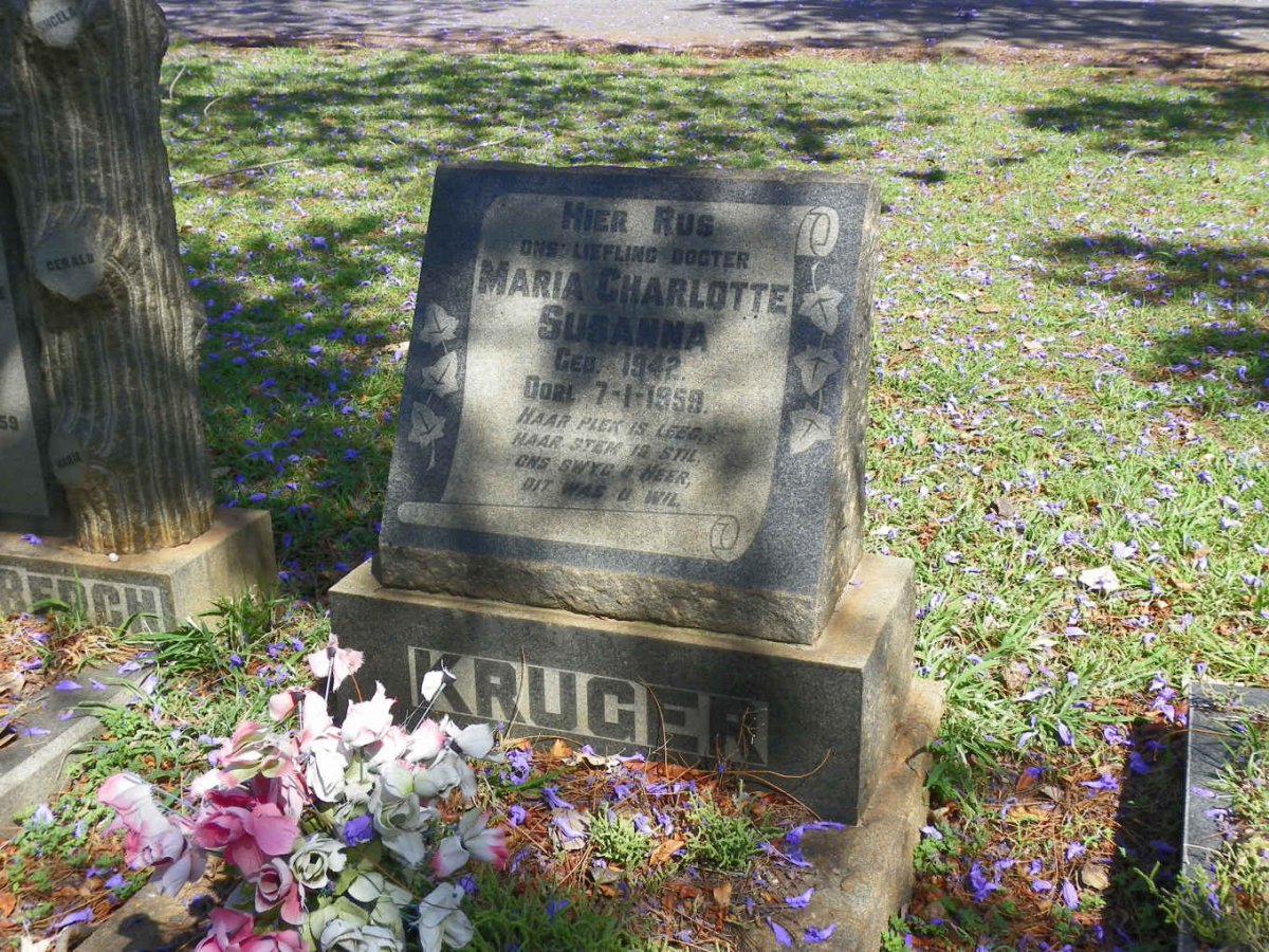 KRUGER Maria Charlotte Susanna 1942-1959