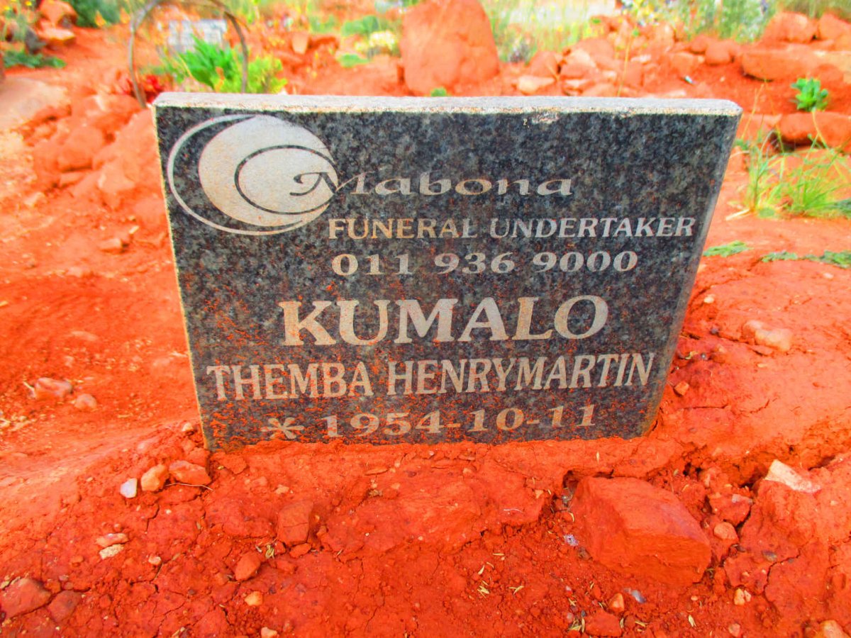 KUMALO Themba Henrymartin 1954-?