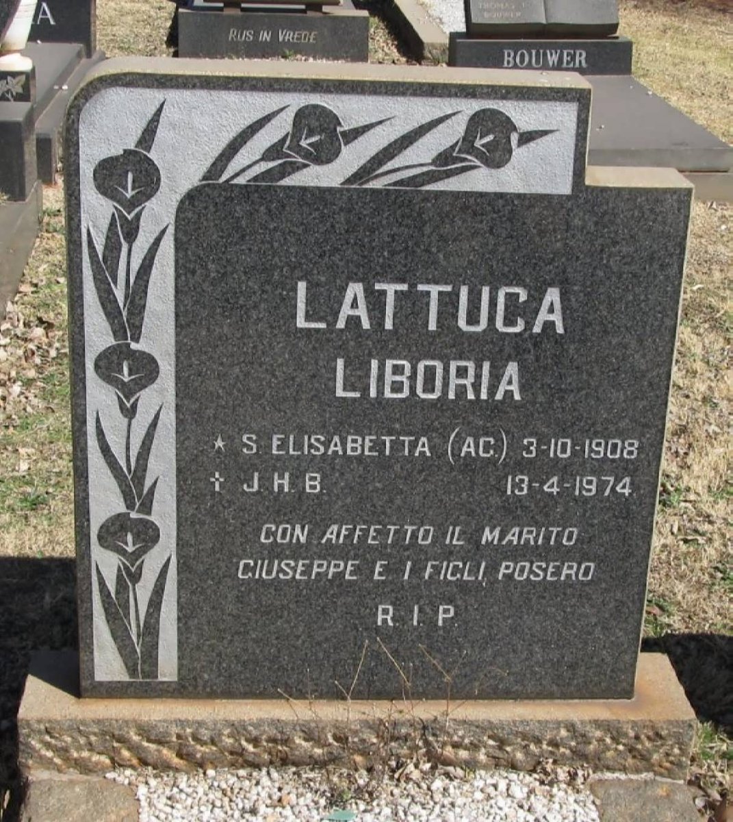 LATTUCA Liboria 1908-1974