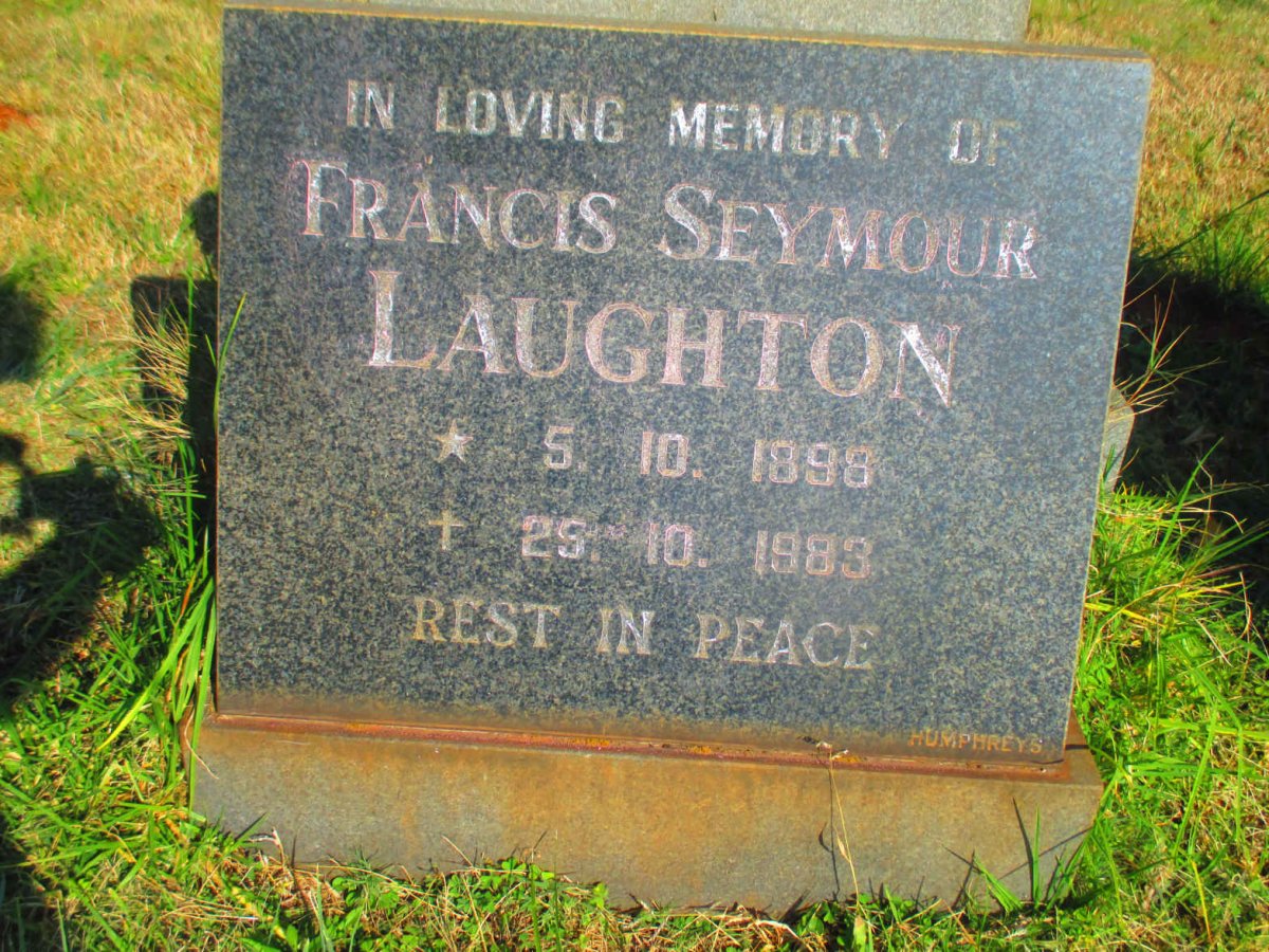 LAUGHTON Francis Seymour 1898-1983