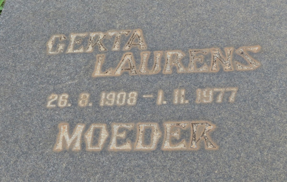 LAURENS Gerta 1908-1977