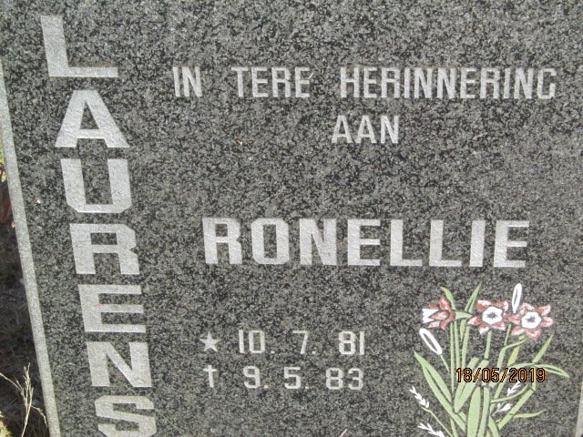 LAURENS Ronellie 1981-1983