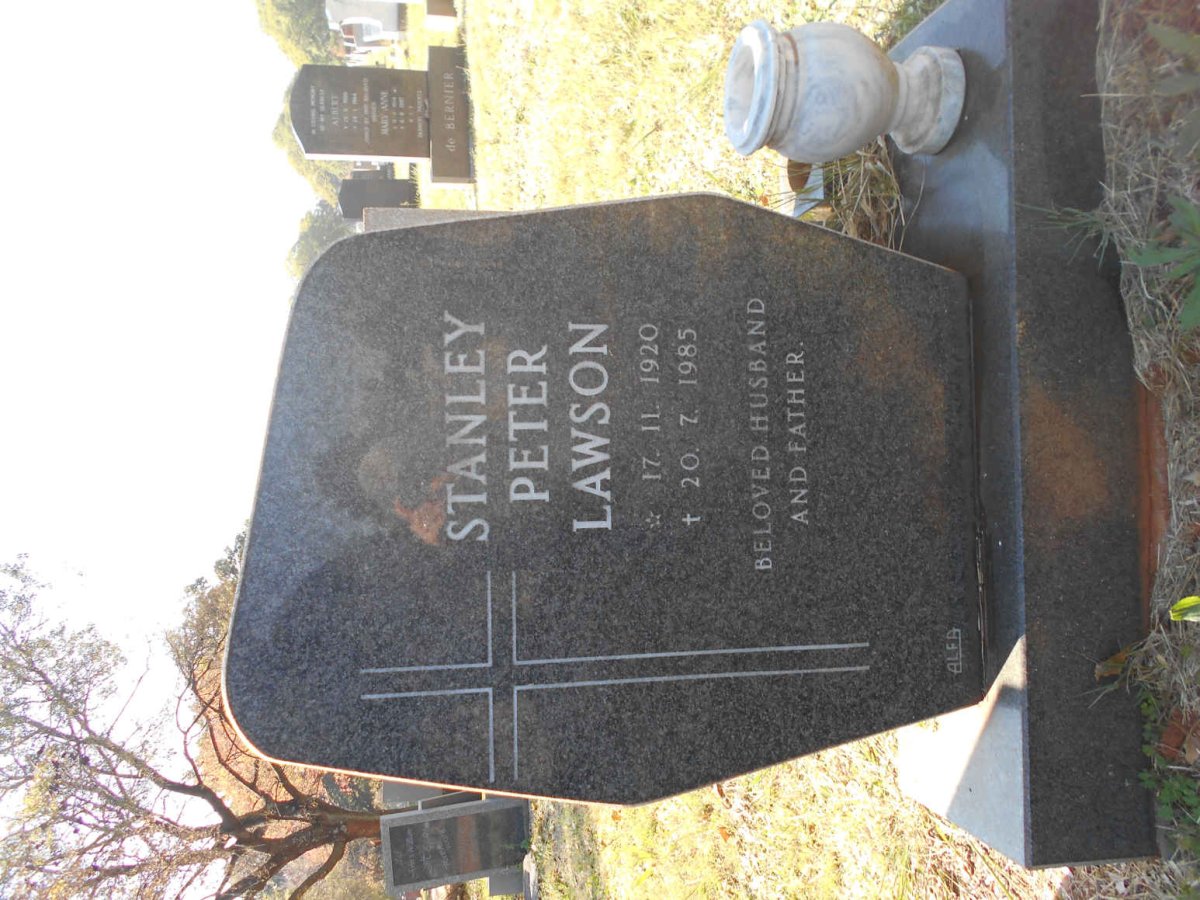 LAWSON Stanley Peter 1920-1985