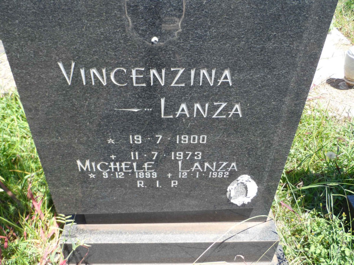 LANZA Vincenzina 1900-1973 &amp; Michele 1899-1982