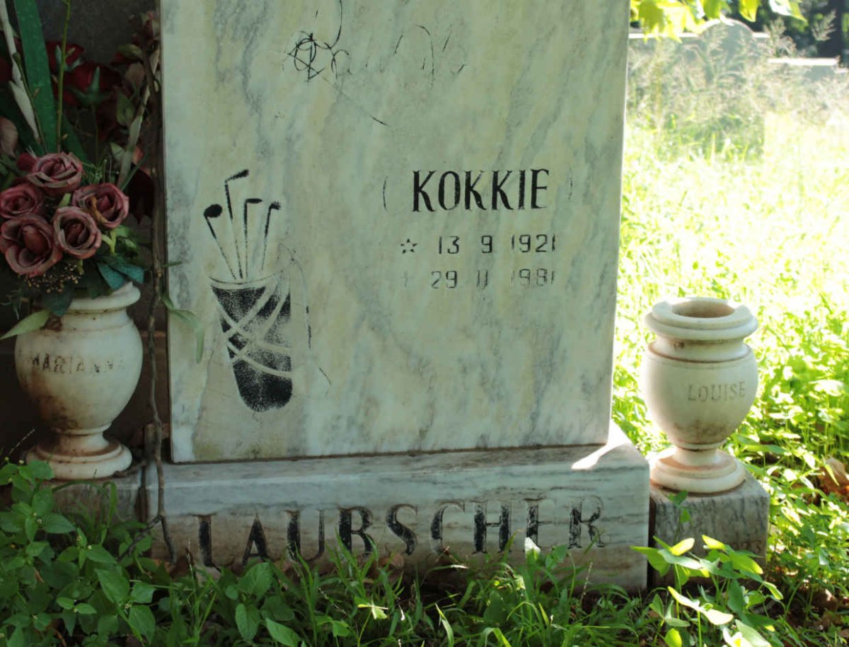 LAUBSCHER Kokkie 1921-1981 &amp; Louise 1923-